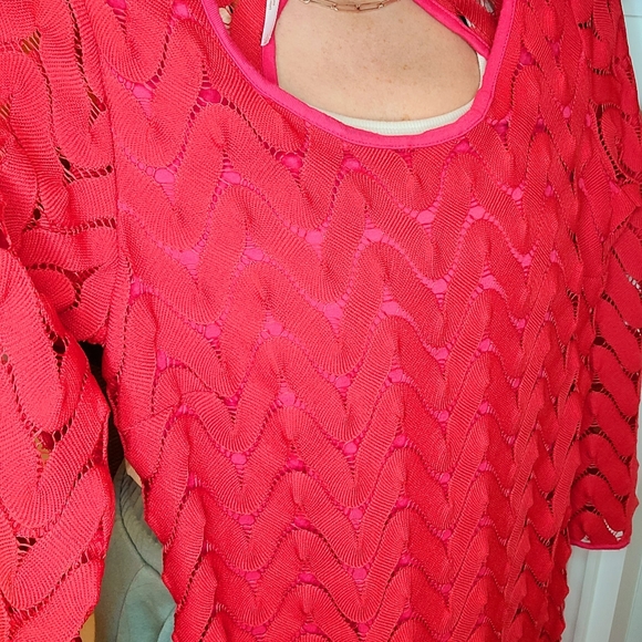 Free People Red crochet dress - Picture 10 of 10